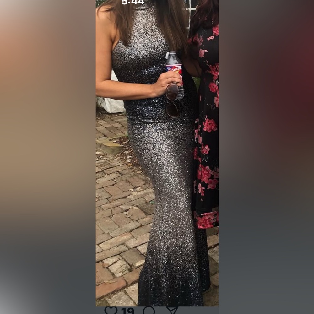 Betsy & Adam Elegant Black Dress